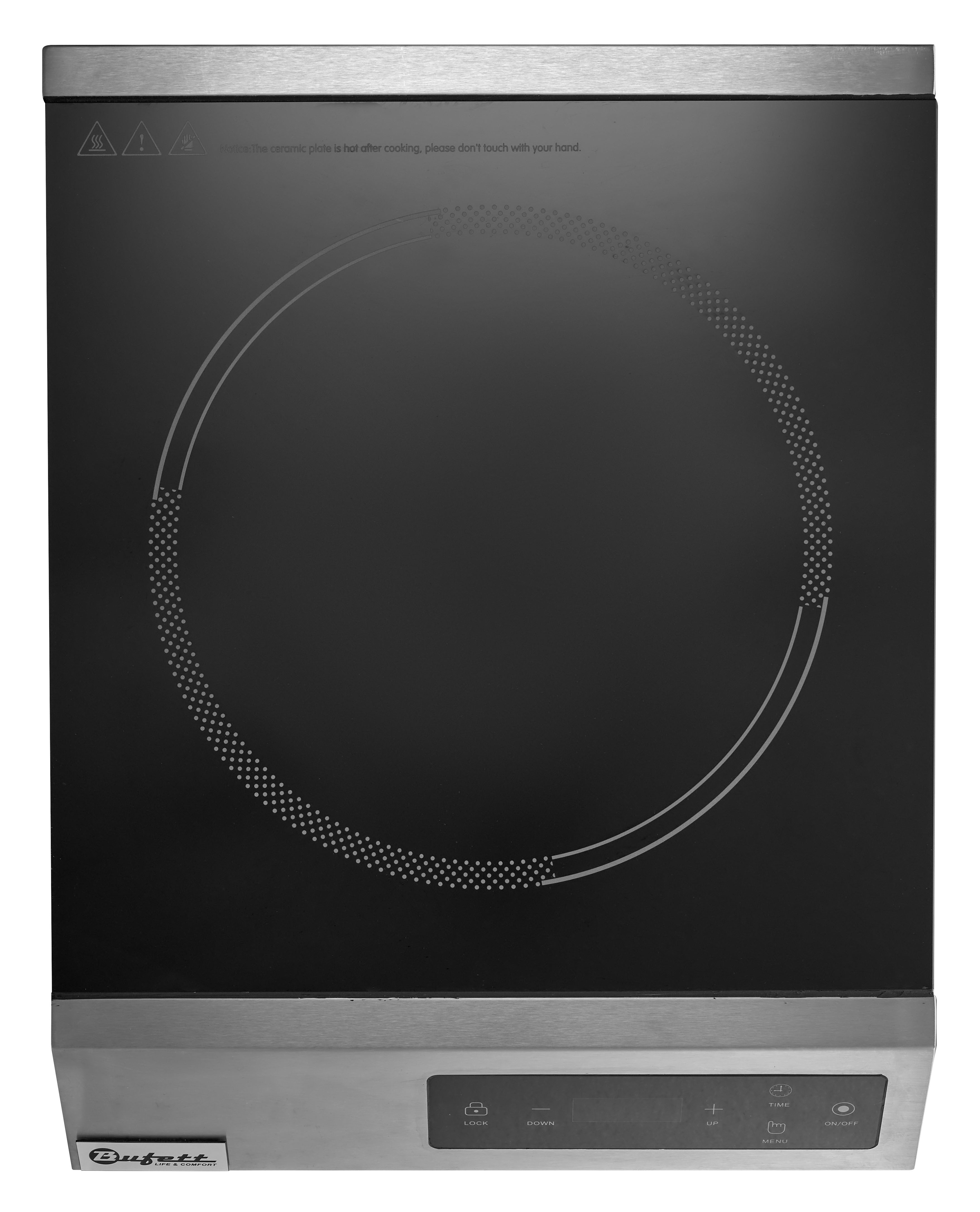 9226530 Плита компактная электрическая Bufett 640036 серый STDN-0030601