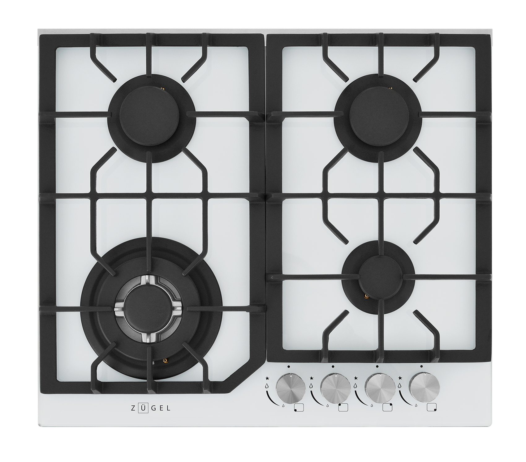 5361941 Газовая варочная поверхность ZUGEL ZGH601W STDN-0030066 - Вид №7