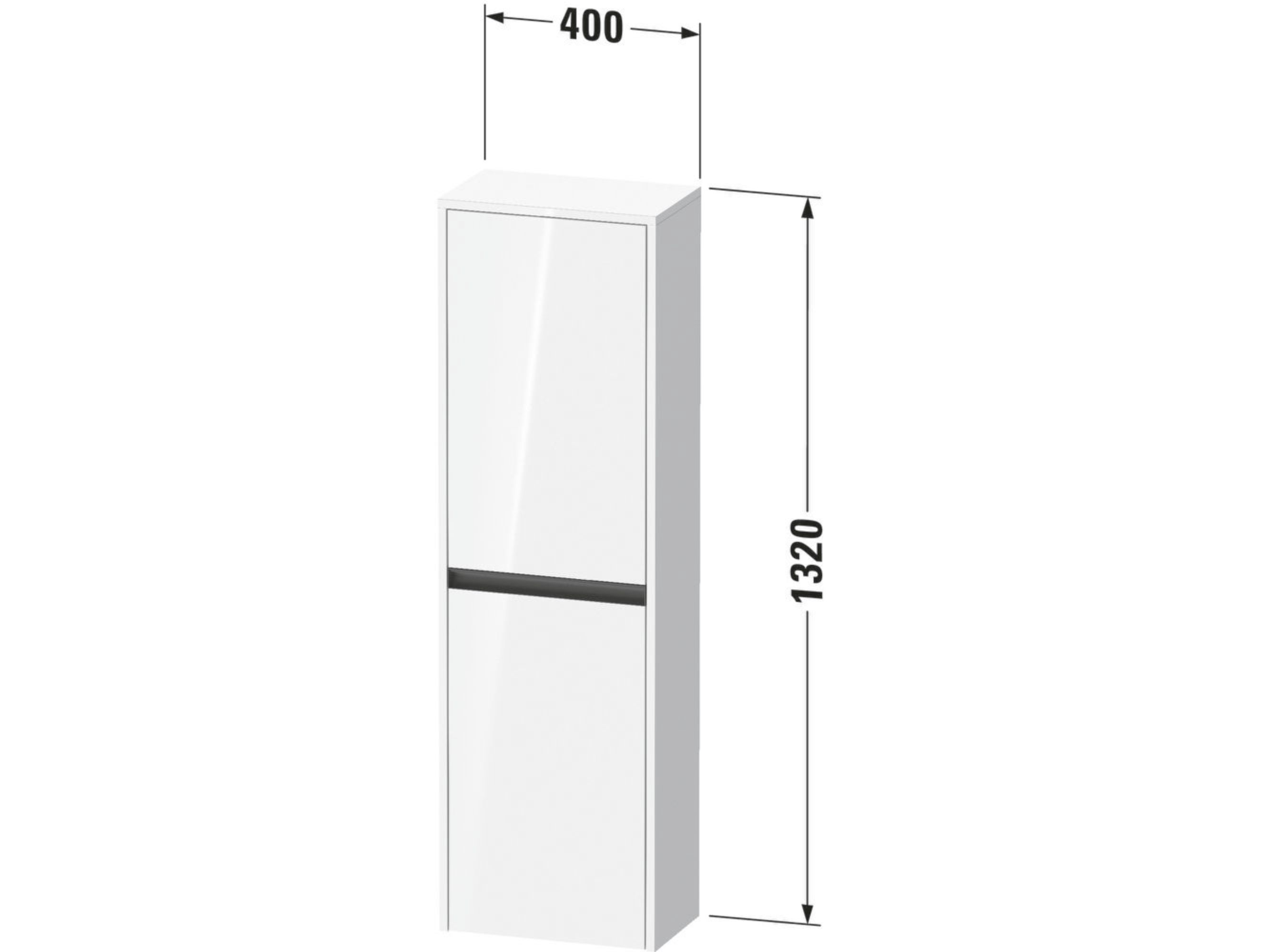 Деревянная одиночная подвесная колонна для ванной комнаты Duravit Sivida ARCH-00129052 - Вид №3
