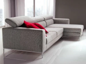 Gobbo Salotti 3-х местный тканевый диван с шезлонгом