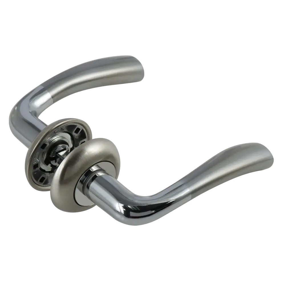 Дверные ручки EDSON для межкомнатных дверей в стиле никель 85168593 STLM-0059341