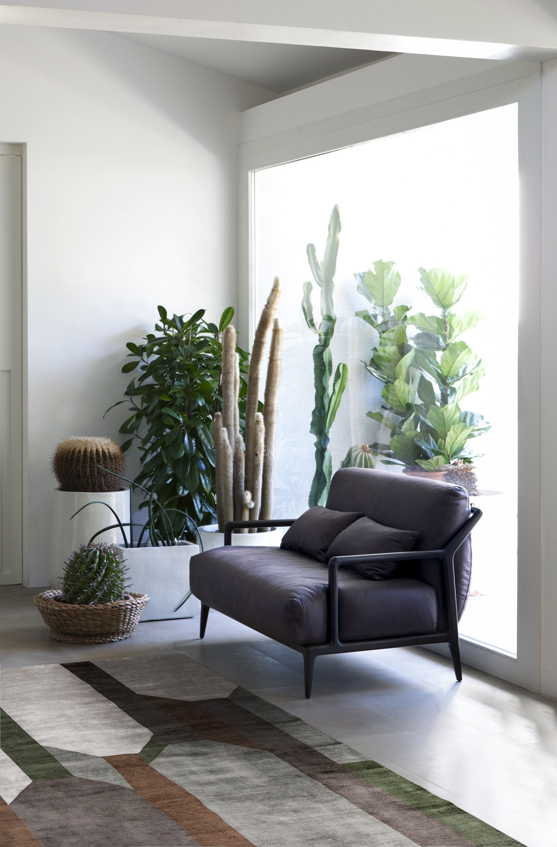 Ковер ручной работы из бамбукового волокна Sirecom Tappeti композиции ARCH-00114164 - Вид №1