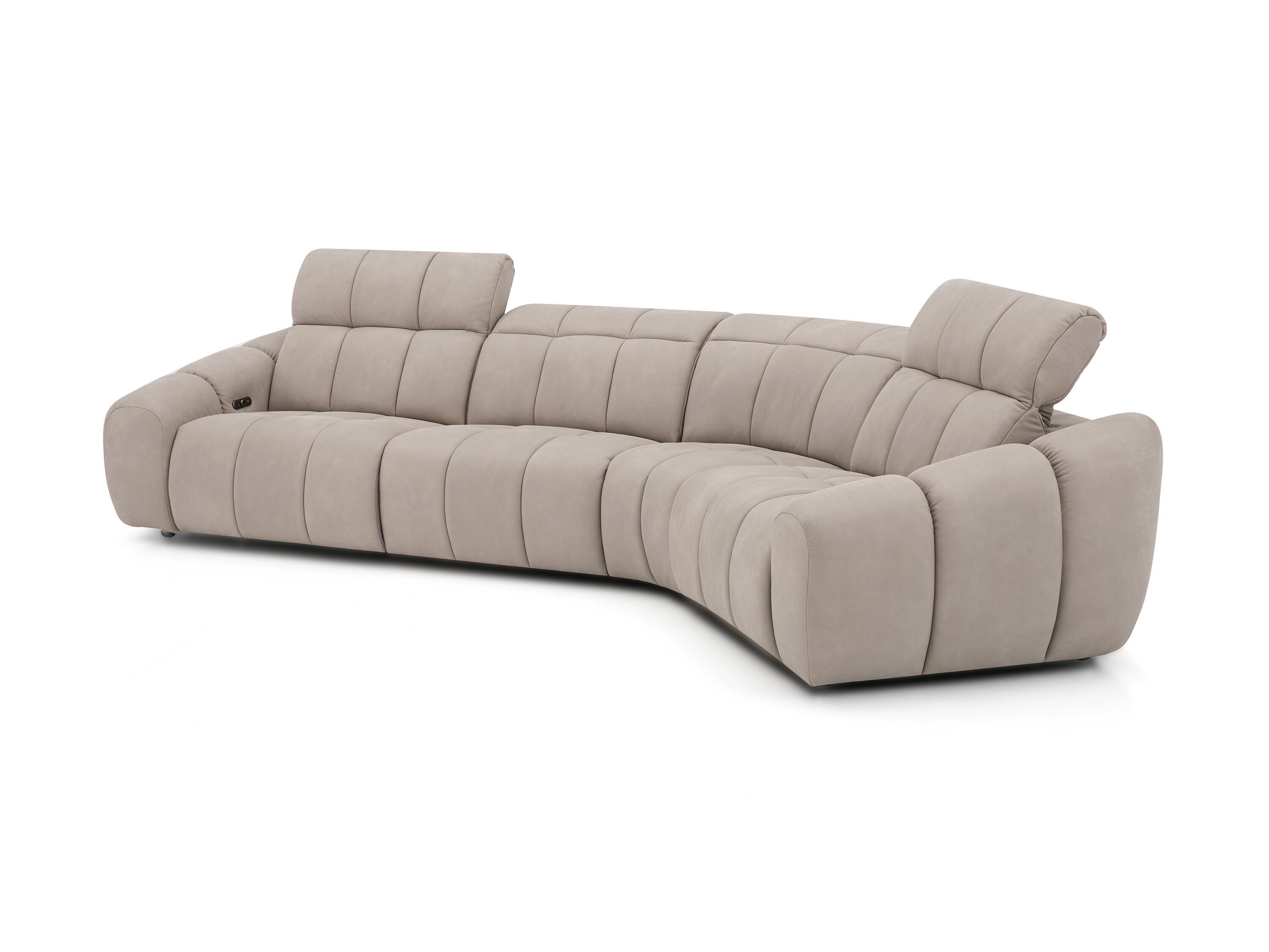 Модульный кожаный диван с электроприводом CAMPO DE' FIORI CHOCCO ARCH-00097049 - Вид №1