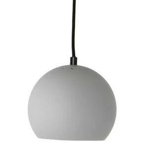 111531605001 Лампа подвесная ball, 16хD18 см, светло-серая матовая, черный шнур Frandsen