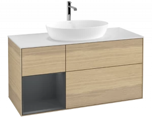 Villeroy&Boch Тумба под раковину Прямоугольная версия F821HGPC Finion Oak Veneer