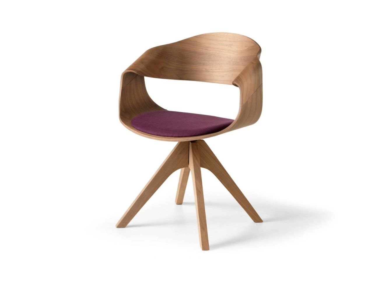 Стул с корпусом и ножками из ореха canaletto SITIA CHANTAL ARCH-00130617