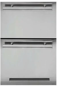 FHIABA Встроенный холодильник с выдвижным ящиком из нержавеющей стали с морозильной камерой