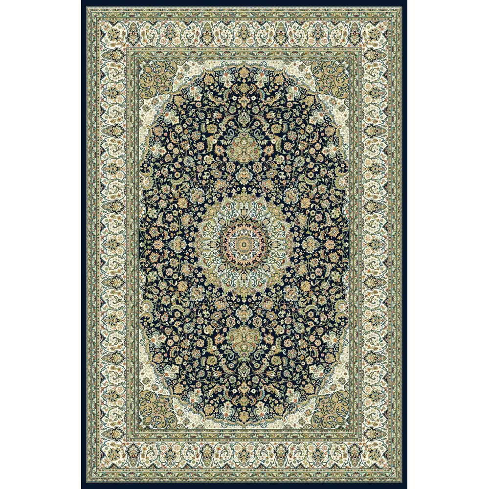 Ковер вискоза Hermitage 14067/3161 67x105 см цвет синий RAGOLLE STLM-2102745