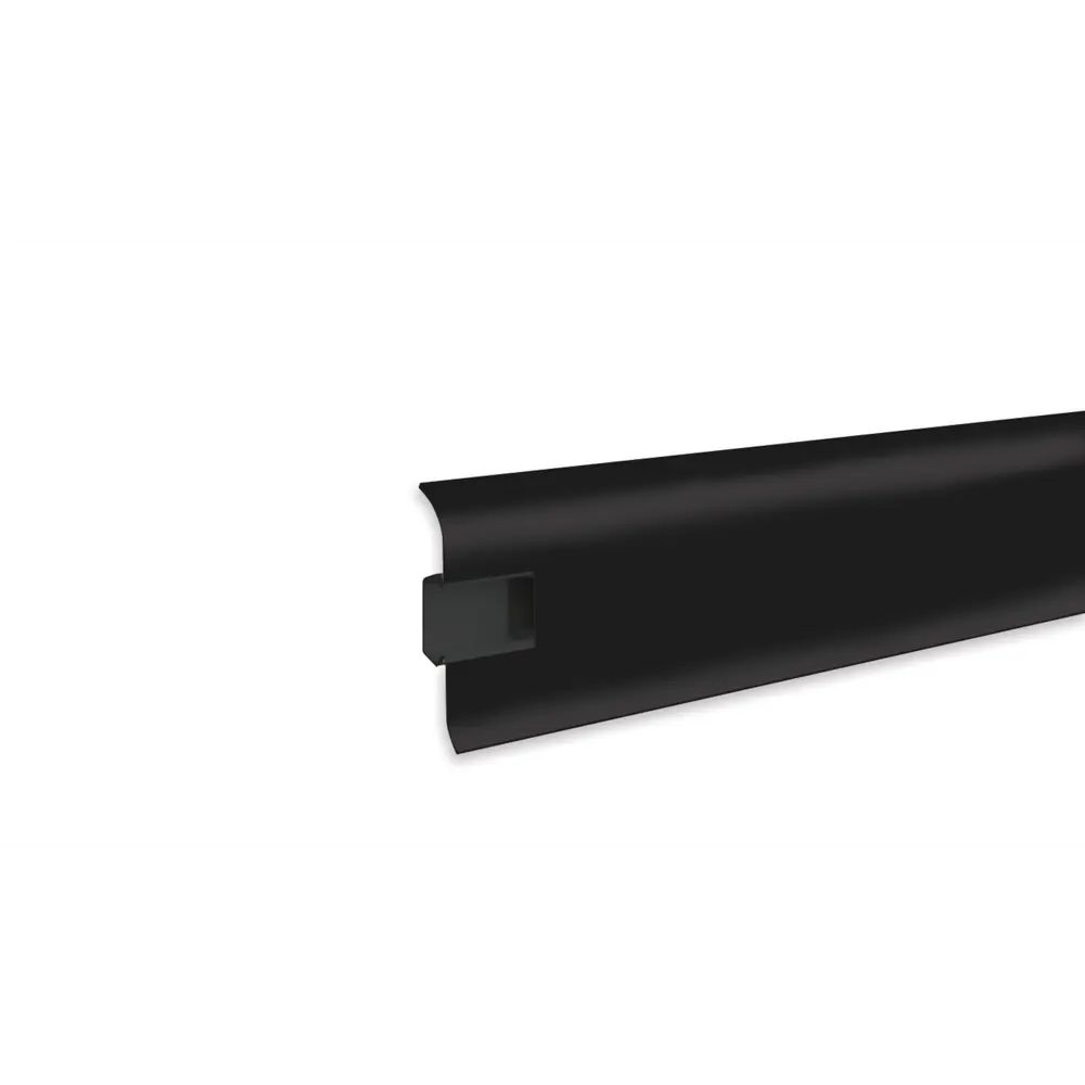 Плинтус напольный Prime ПВХ Черный матовый 2220x2.2x72 мм Santreyd STLM-2069801