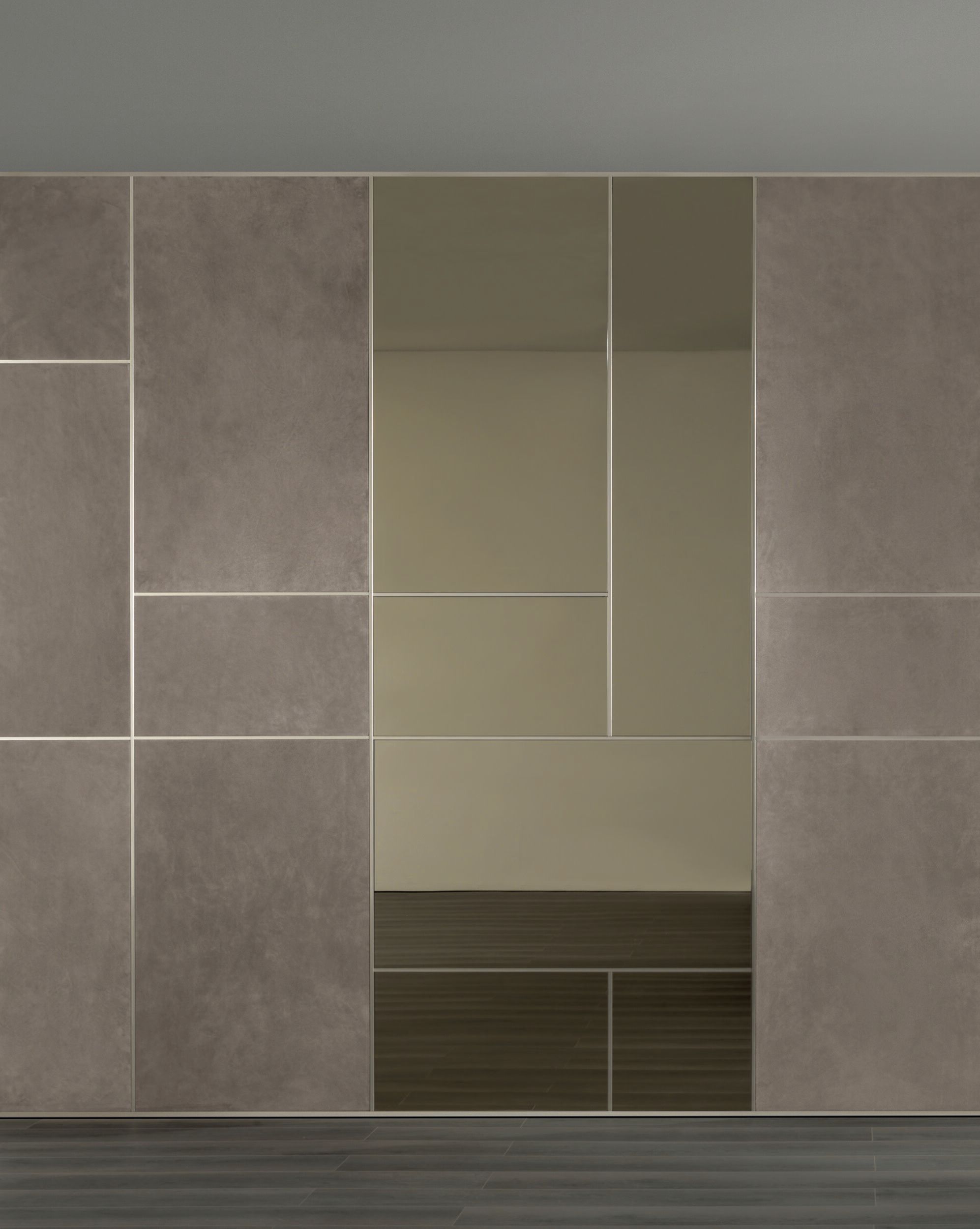 Деревянная обшивка Longhi Алюминиевые шикарные двери ARCH-00125824 - Вид №3