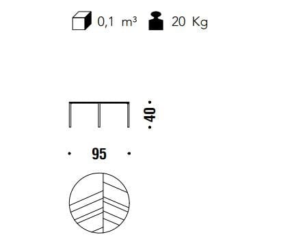 Круглый стол из метакрилата MOROSO FISHBONE ARCH-00138469 - Вид №10