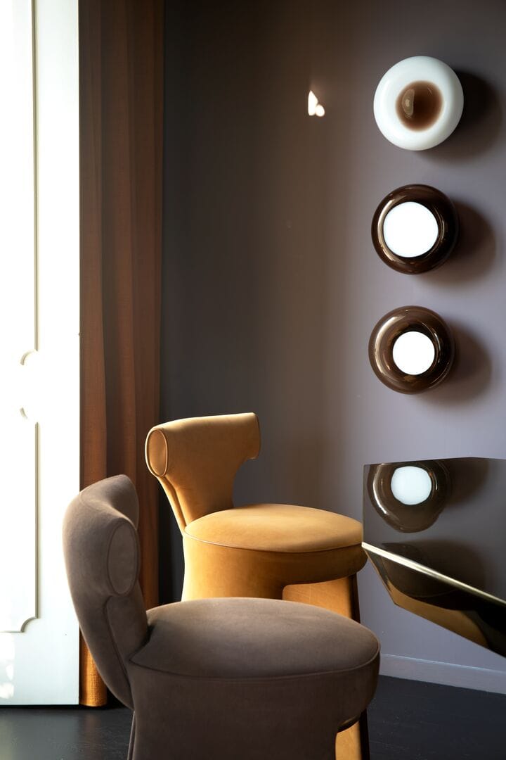 Светодиодный настенный светильник из дутого стекла Baxter Хайку ARCH-00087693 - Вид №2