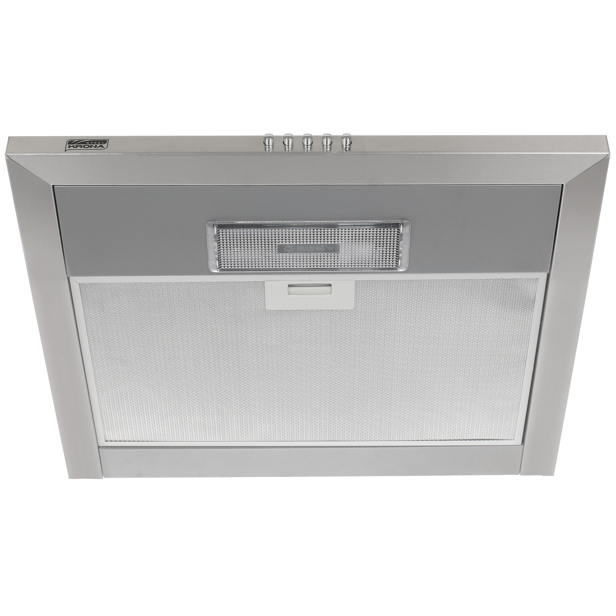 1126810 Вытяжка каминная KRONA BELLA 500 inox PB серебристый STDN-0093275 - Вид №1