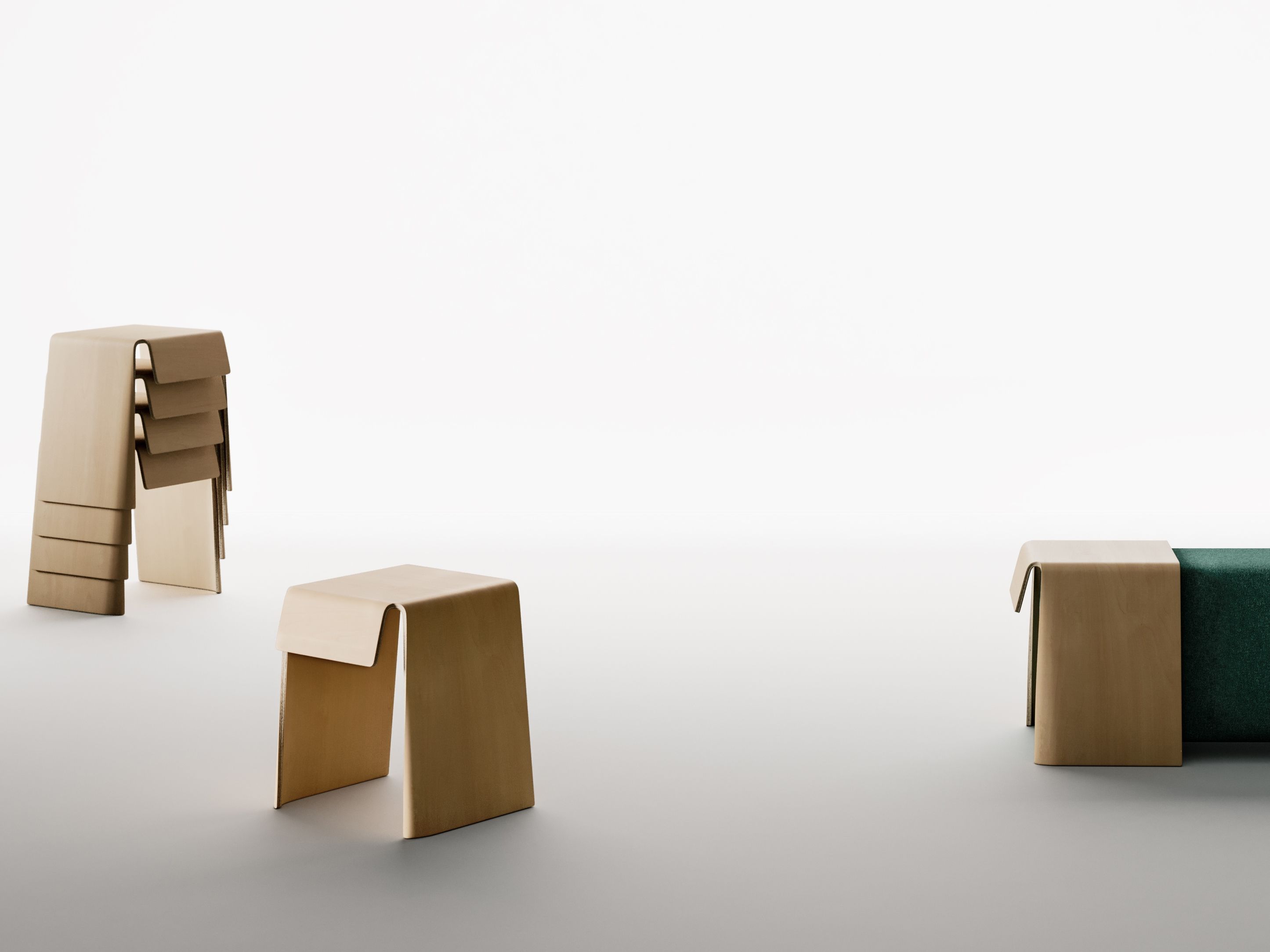 Многослойный штабелируемый стул Manerba Super Random ARCH-00060134