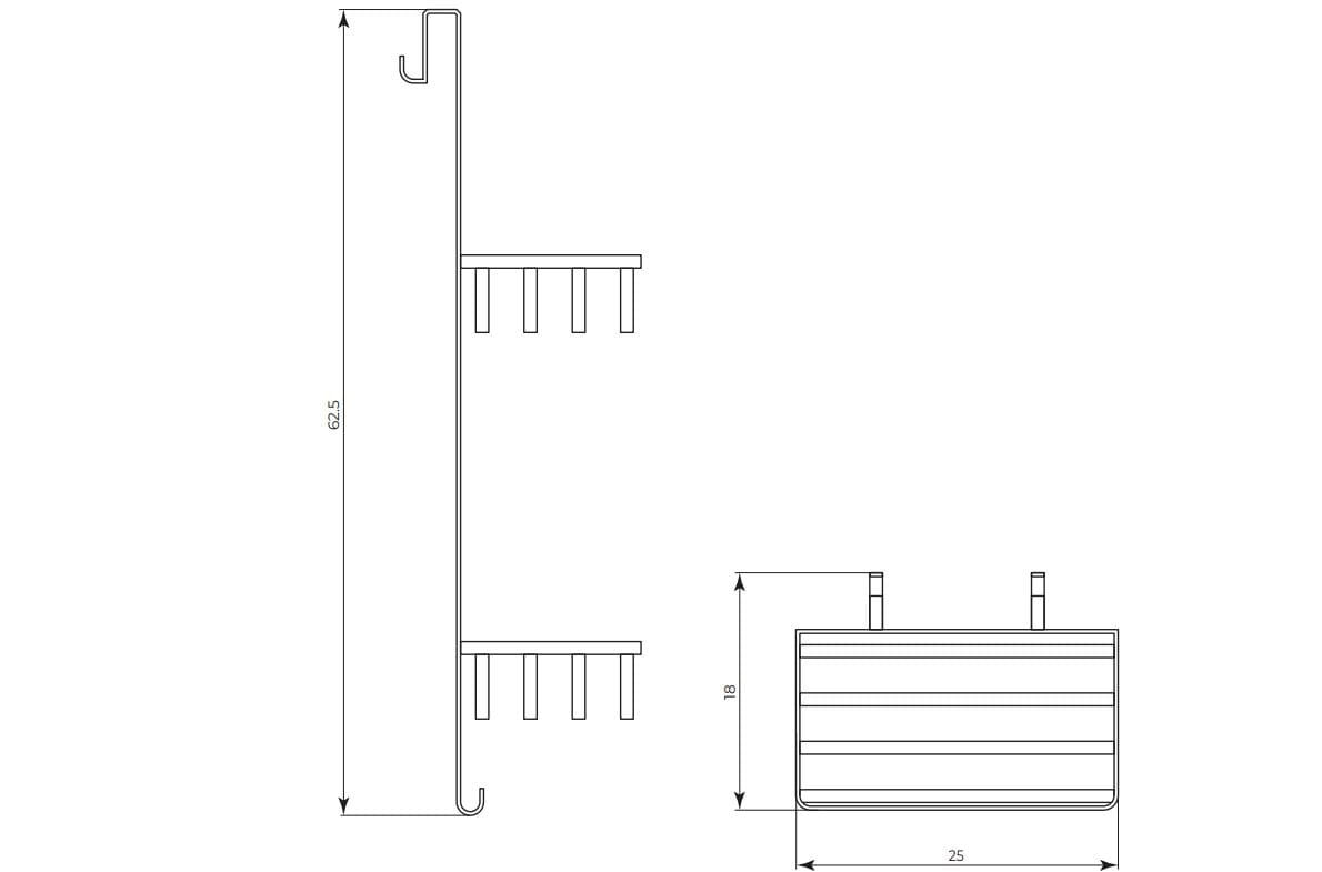 Латунный держатель дозатора Gaia Mobili Комплементы ARCH-00052436 - Вид №2