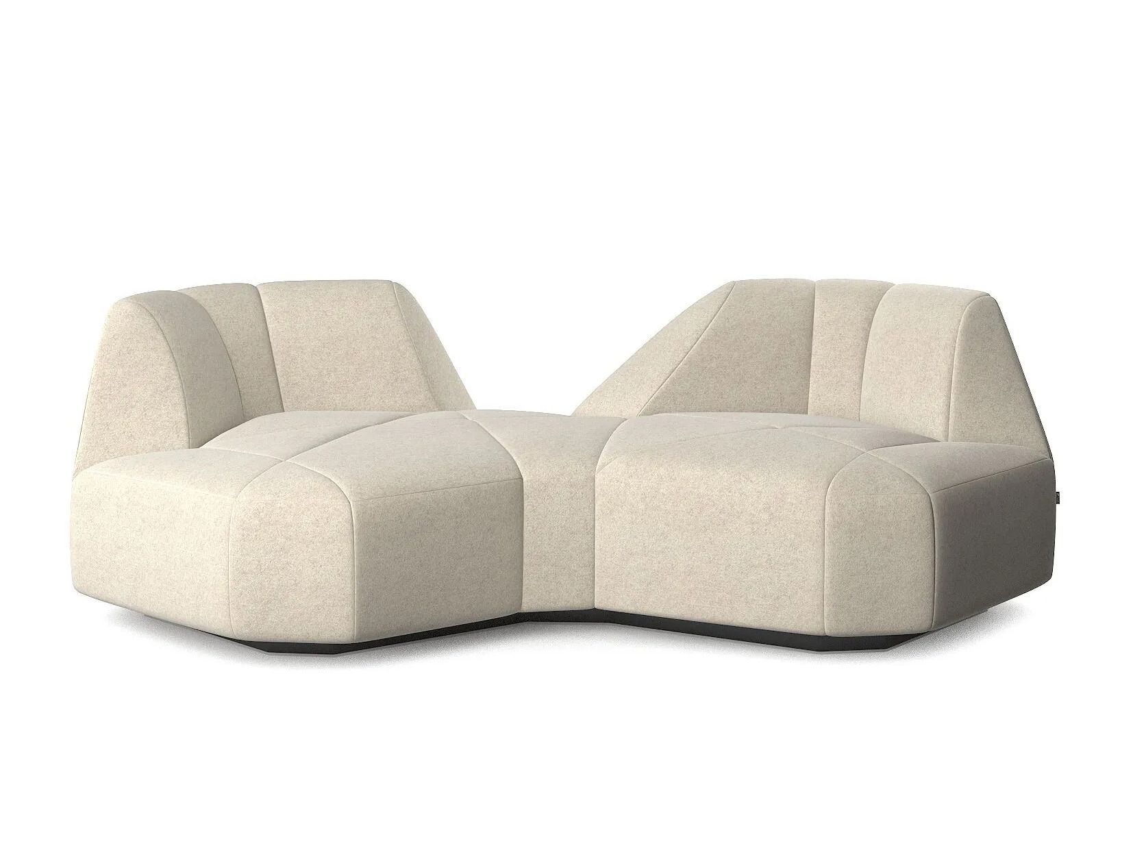 3-местный тканевый диван FID Paris Crystal ARCH-00041264 - Вид №13