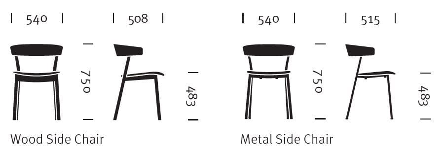 Деревянный стул с деревянной или металлической основой Herman Miller Leeway ARCH-00056285 - Вид №14