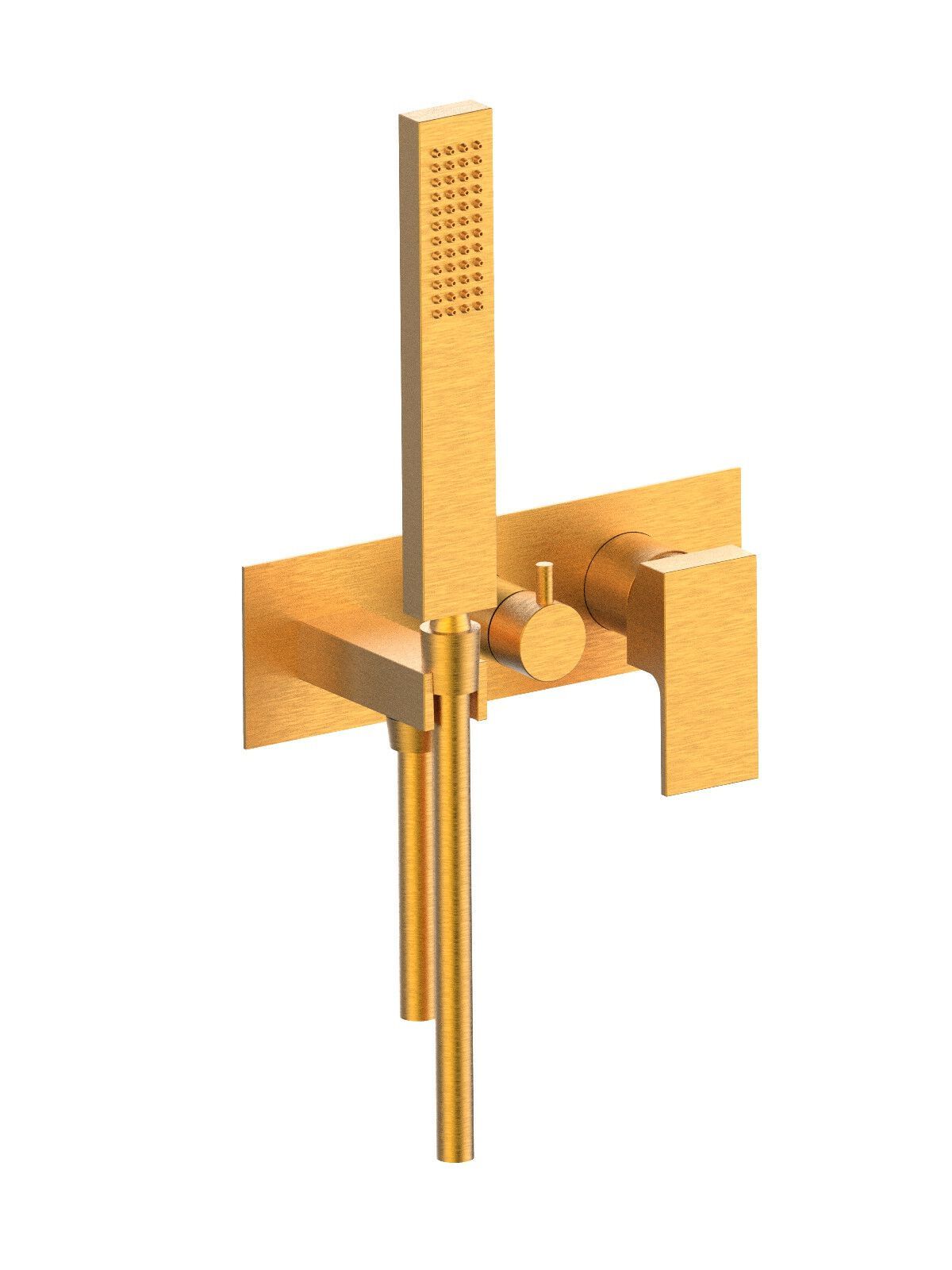 Однорычажный смеситель для душа с 3 отверстиями и ручным душем Rubinetterie Frattini отдельная эстетика ARCH-00076565 - Вид №7