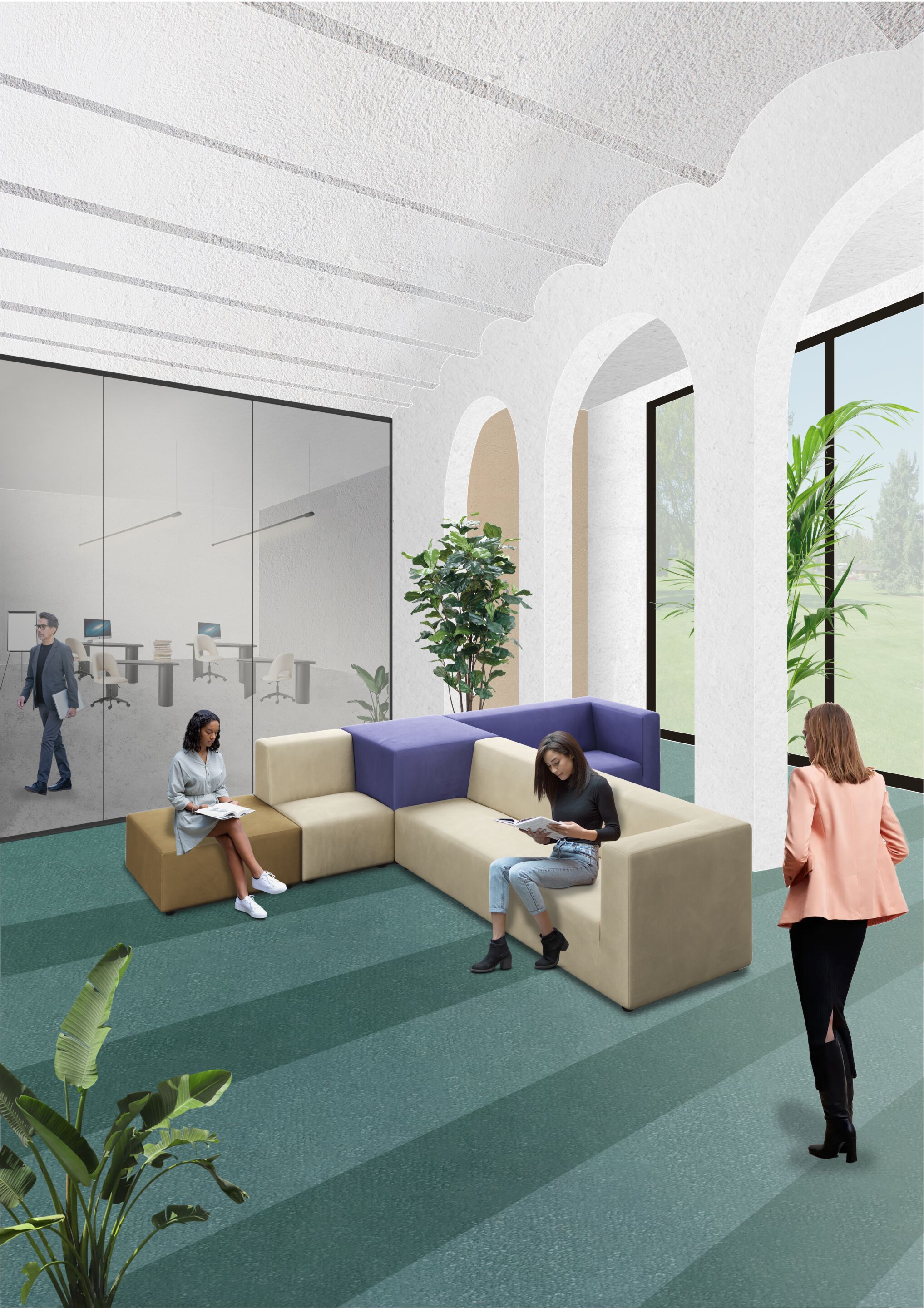 Съемное кресло из полиуретана с подлокотниками Adrenalina ARCH-00082760 - Вид №4