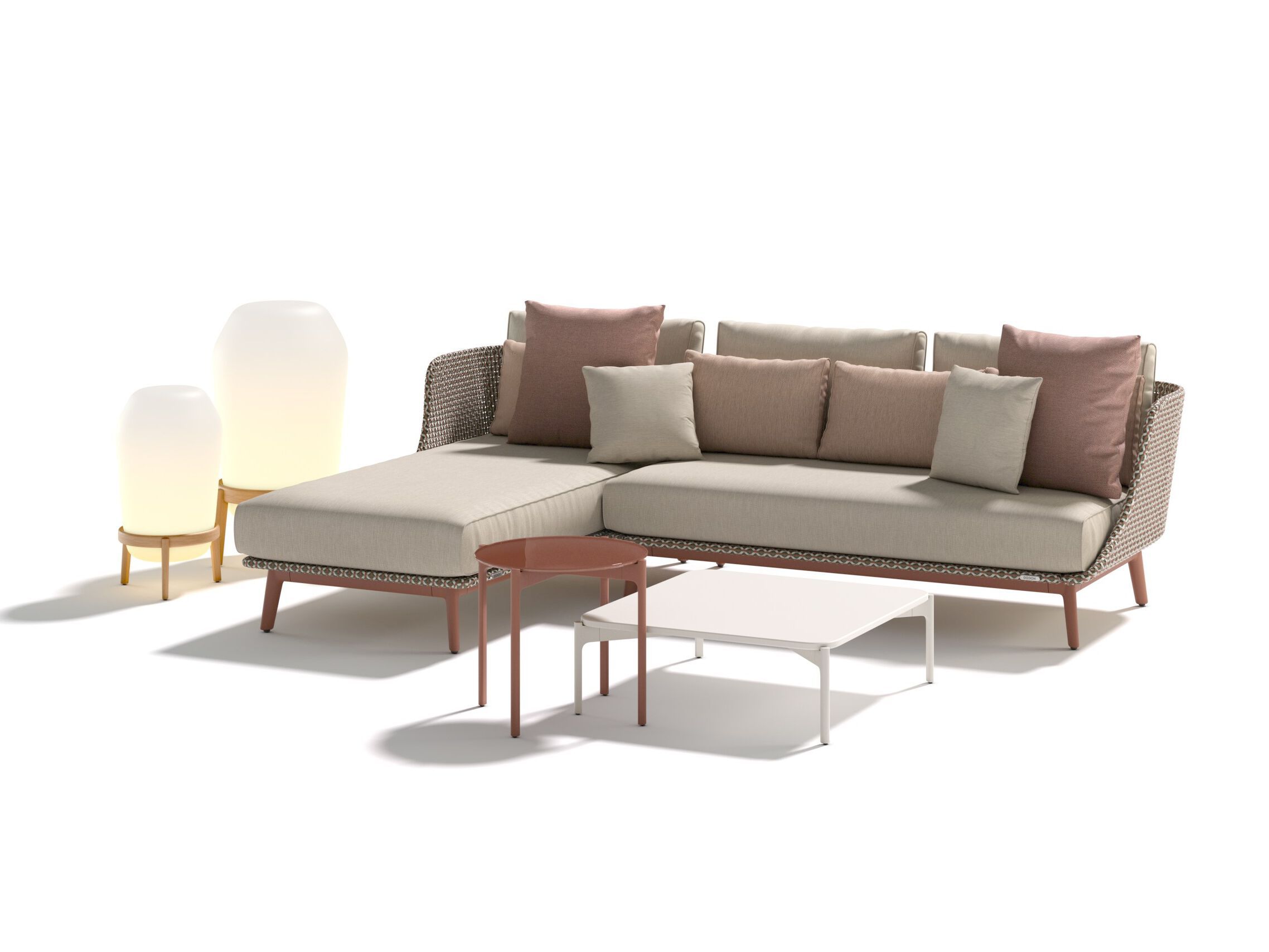 2-местный тканевый садовый диван DEDON MBARQ ARCH-00085094 - Вид №2