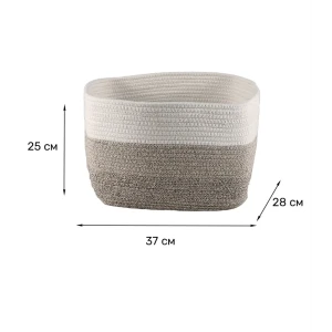 Корзина для хранения Zenfort Алматы 11л текстиль светло-коричневый