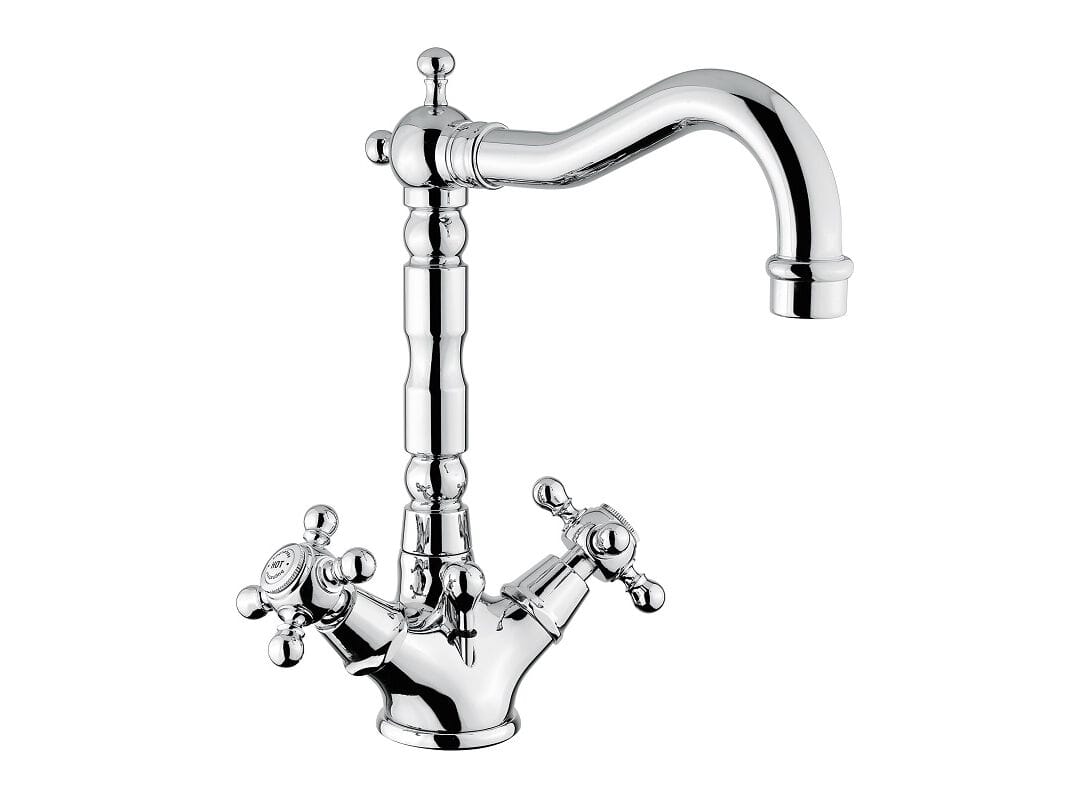 Смеситель для раковины из хромированной латуни Bugnatese REVIVAL ARCH-00115205 - Вид №1