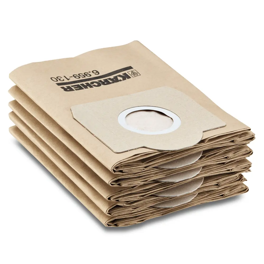 Мешки бумажные для пылесоса Karcher А 2236/А 2254/А 2554/WD 3300 19 л, 5 шт STLM-2114986 - Вид №1