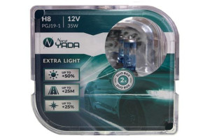 17774812 Лампа H8 12V 35W EXTRA LIGHT +50 % Plastic case - 2шт 907366 Nord-Yada