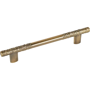 Мебельная ручка-рейлинг античная бронза 128 мм