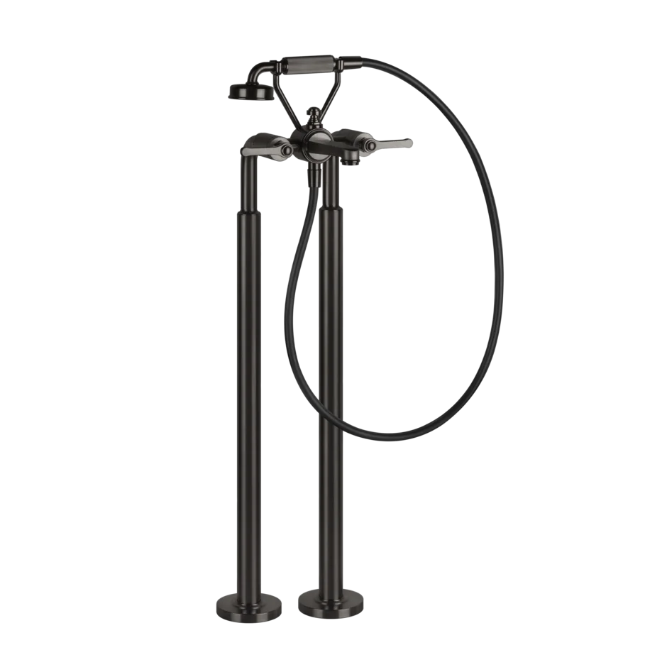 Смеситель для ванны 65128 707 Gessi Venti20 ЧЕРНЫЙ МЕТАЛЛ BR. PVD 65128707