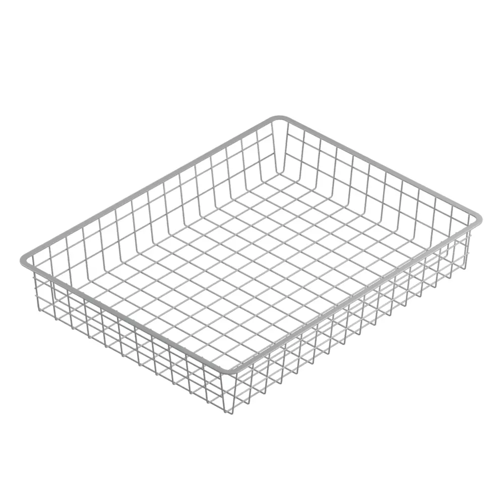 Корзина проволочная для системы Larvij 5.5x4.1x0.8 см цвет алюминий