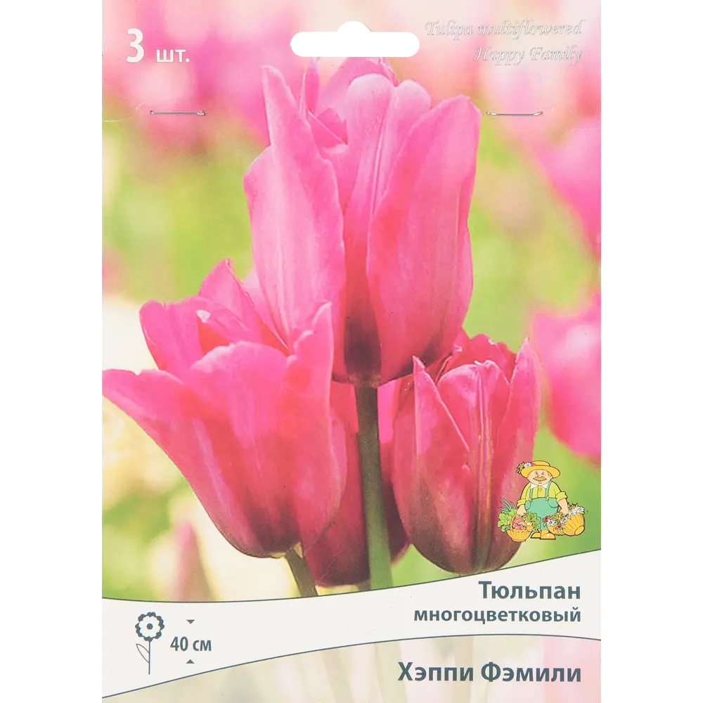 Тюльпан многоцветковый Хэппи Фэмили, 3 шт ПОИСК STLM-2188130
