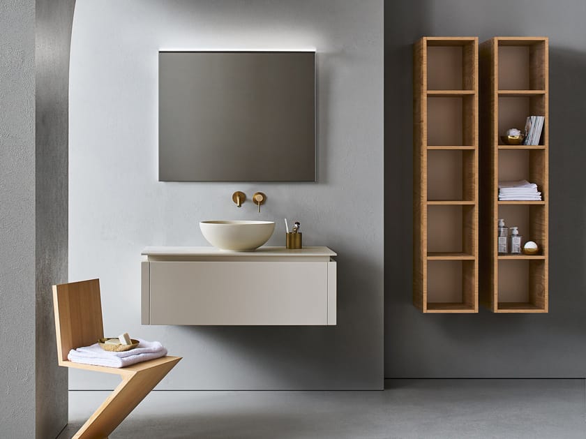 Состав ванной комнаты с раковиной и колоннами Pirovano Square ARCH-00050161