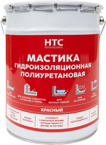 84783422 Мастика гидроизоляционная полиуретановая 6 кг цвет красный STLM-0055074 HTC