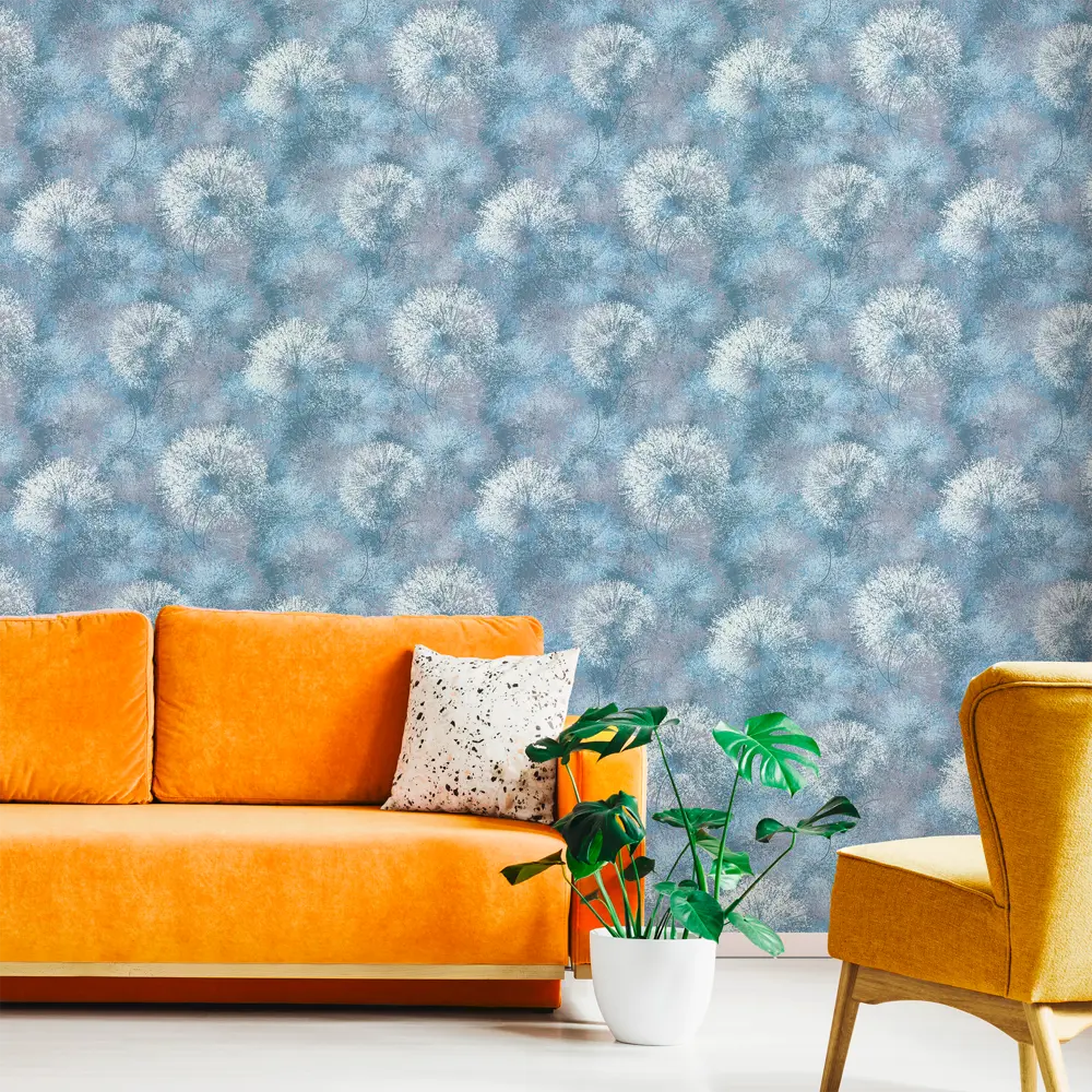 Обои флизелиновые Wall Decor Танго синие 1.06 м 75204-66 STLM-2002051 - Вид №1