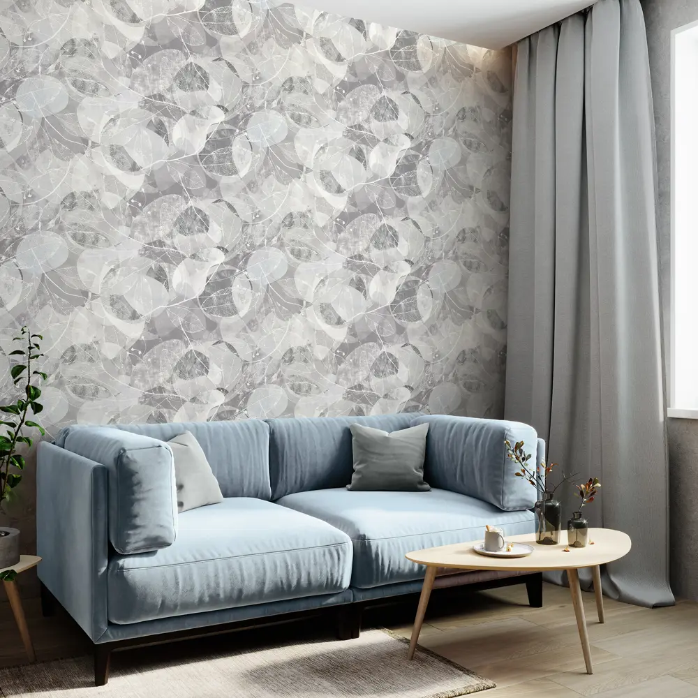 Обои флизелиновые Аспект Ру Шелест серые 1.06 м 70485-46АСП STLM-2094764 - Вид №3