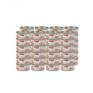 ПР0020183*48 Корм для кошек кусочки розового тунца с рыбой дорада конс. 70г (упаковка - 48 шт) PETREET