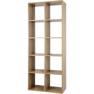 Стеллаж SPACEO KUB 10К, 70х173х31,7 см, цвет дуб