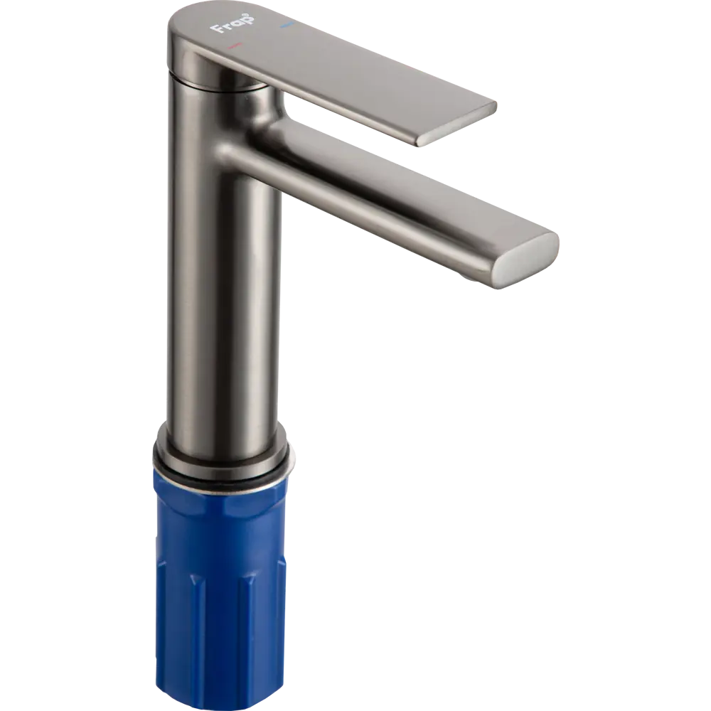 Смеситель для раковины Frap Arne однорычажный цвет графит STLM-2030990 - Вид №1