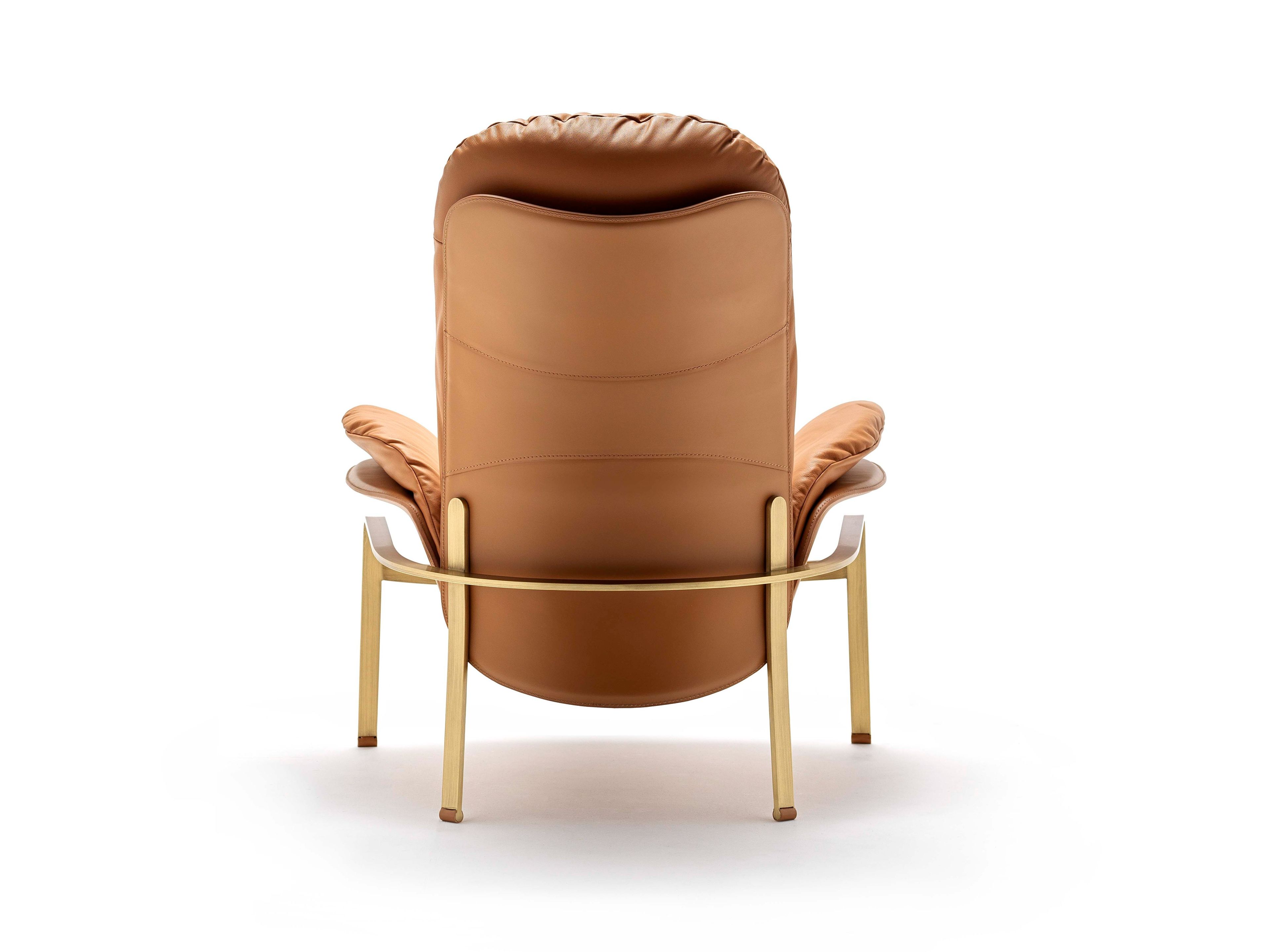 Кожаное кресло с подлокотниками Fasem Electa ARCH-00032939 - Вид №4