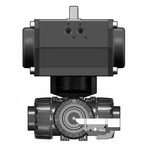 SANIT 750430206 3/2-ходовой шаровой кран ТКД, ПП д, 20 - 63 d, гнездо для сварки термической сварки, L-отверстия, С.А.