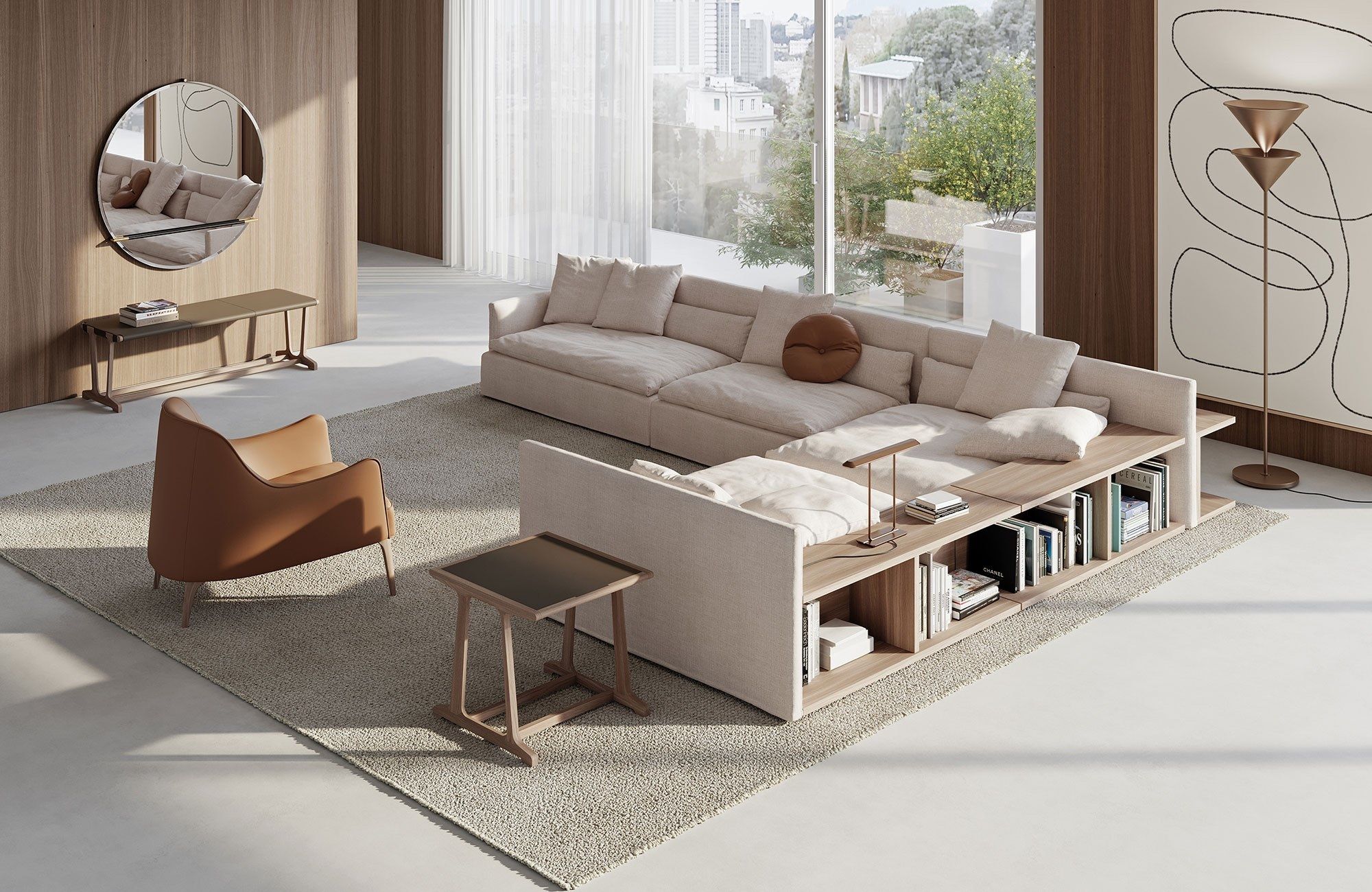 Кожаное кресло с подлокотниками Frigerio Джеки ARCH-00105427 - Вид №7