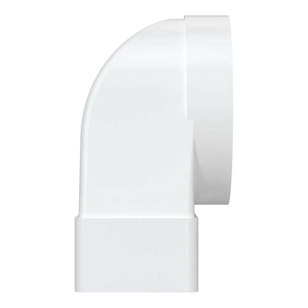 Переходник вентиляционный для плоских воздуховодов Fonet D125 мм 60x204 мм пластик STLM-2078648 - Вид №2