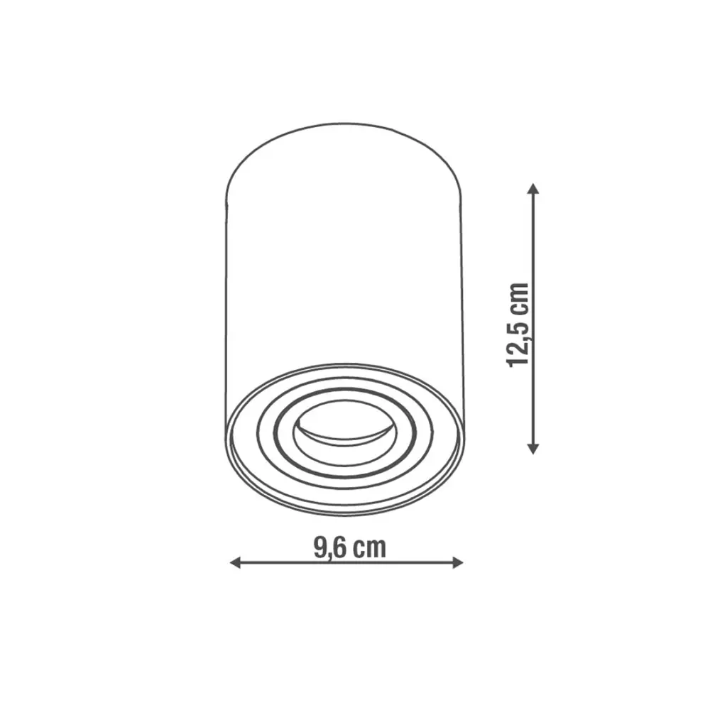 Спот Inspire Bord 1 лампа 10 м² цвет чёрный STLM-2188959 - Вид №5