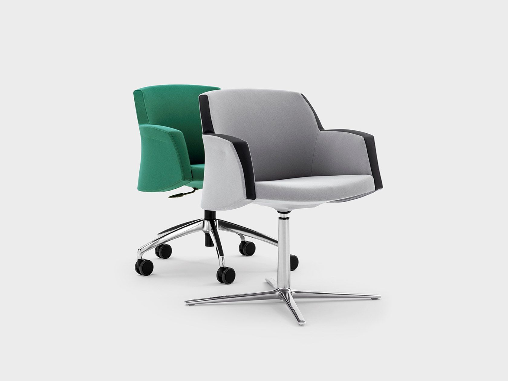 Офисное кресло из ткани с колесами и подлокотниками на насесте Viganò Miss Grace ARCH-00028760 - Вид №3