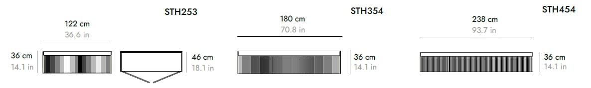 Шкаф из МДФ с откидными дверями Punt STOCKHOLM SLIM ARCH-00114661 - Вид №11