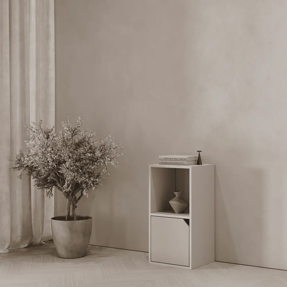 Стеллаж KONSENSA Руан 2 секции 36x70x31.7 см ЛДСП цвет белый STLM-2035003 - Вид №11