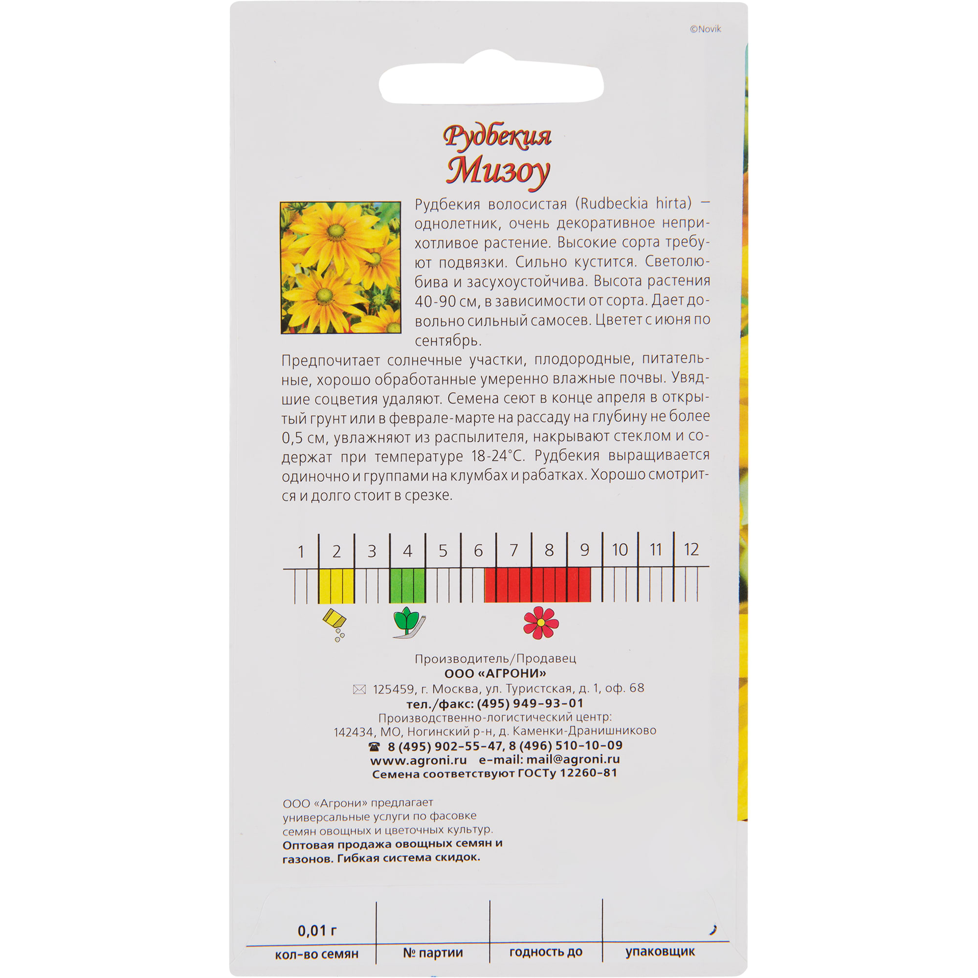 13067562 Рудбекия мизоу Santreyd  - Вид №1