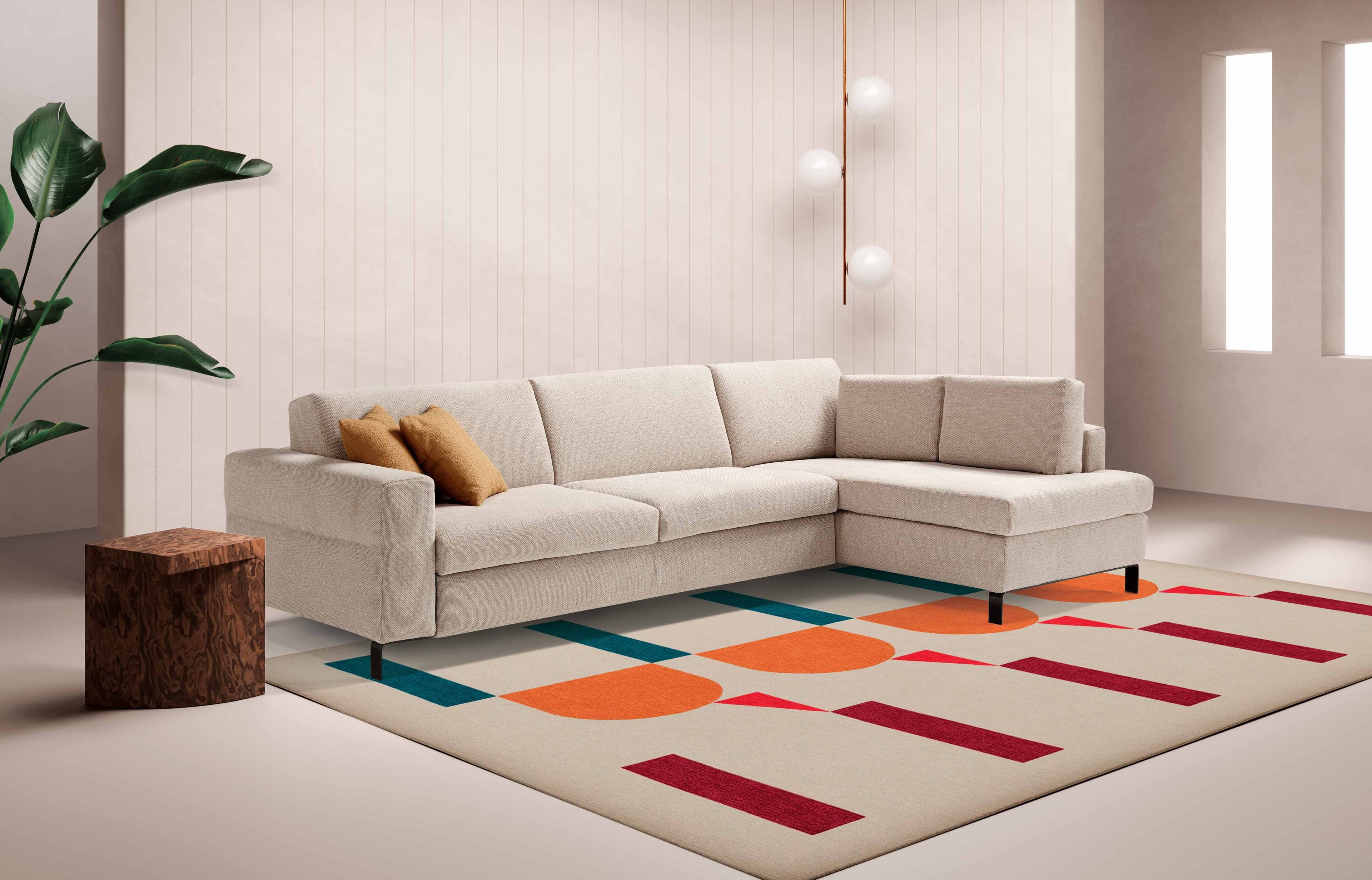 Угловой диван-кровать из ткани Dienne Salotti Views II ARCH-00128262 - Вид №2