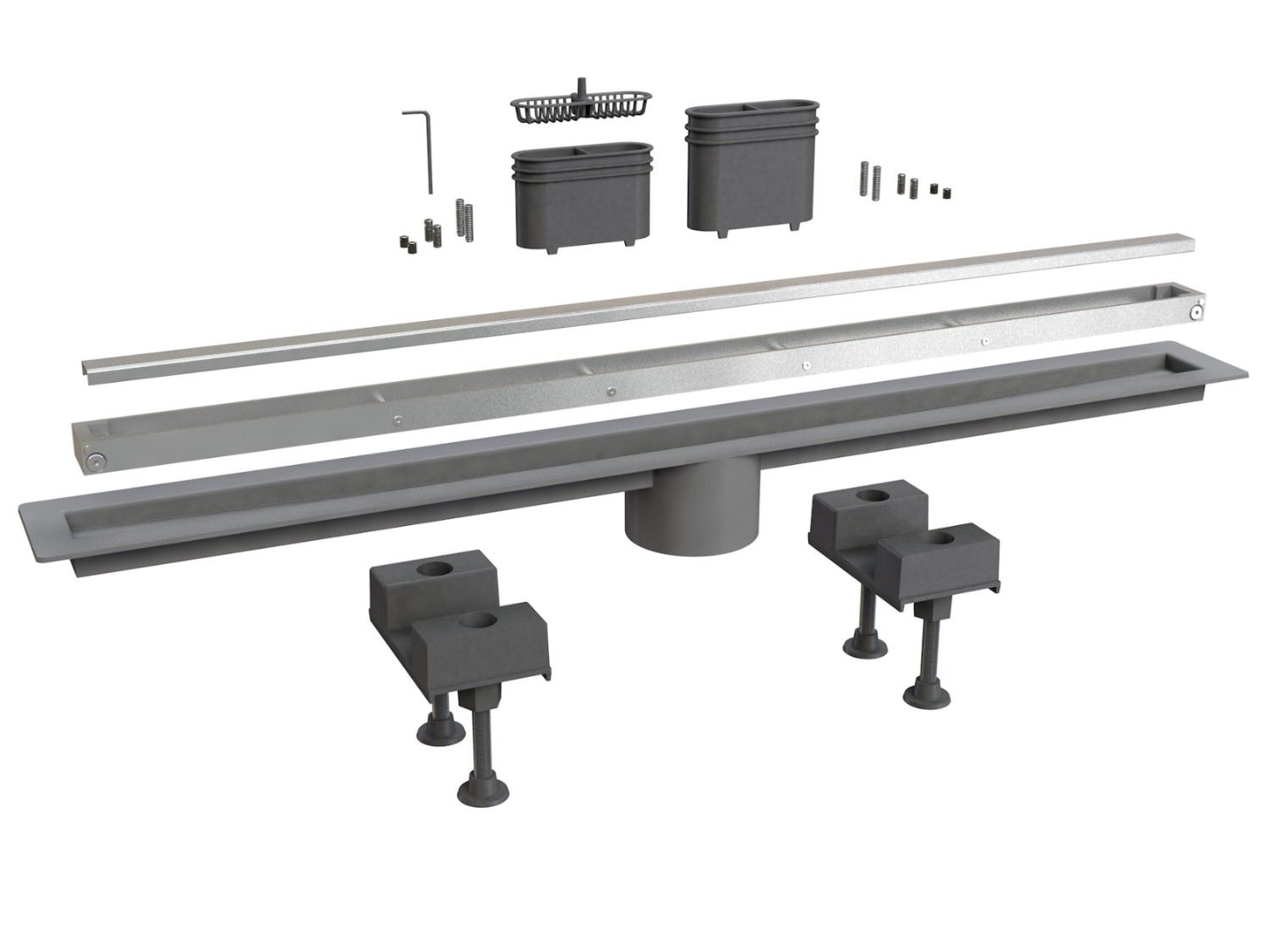 Слив для душа из нержавеющей стали Bonomini Canalissima ARCH-00031701 - Вид №1